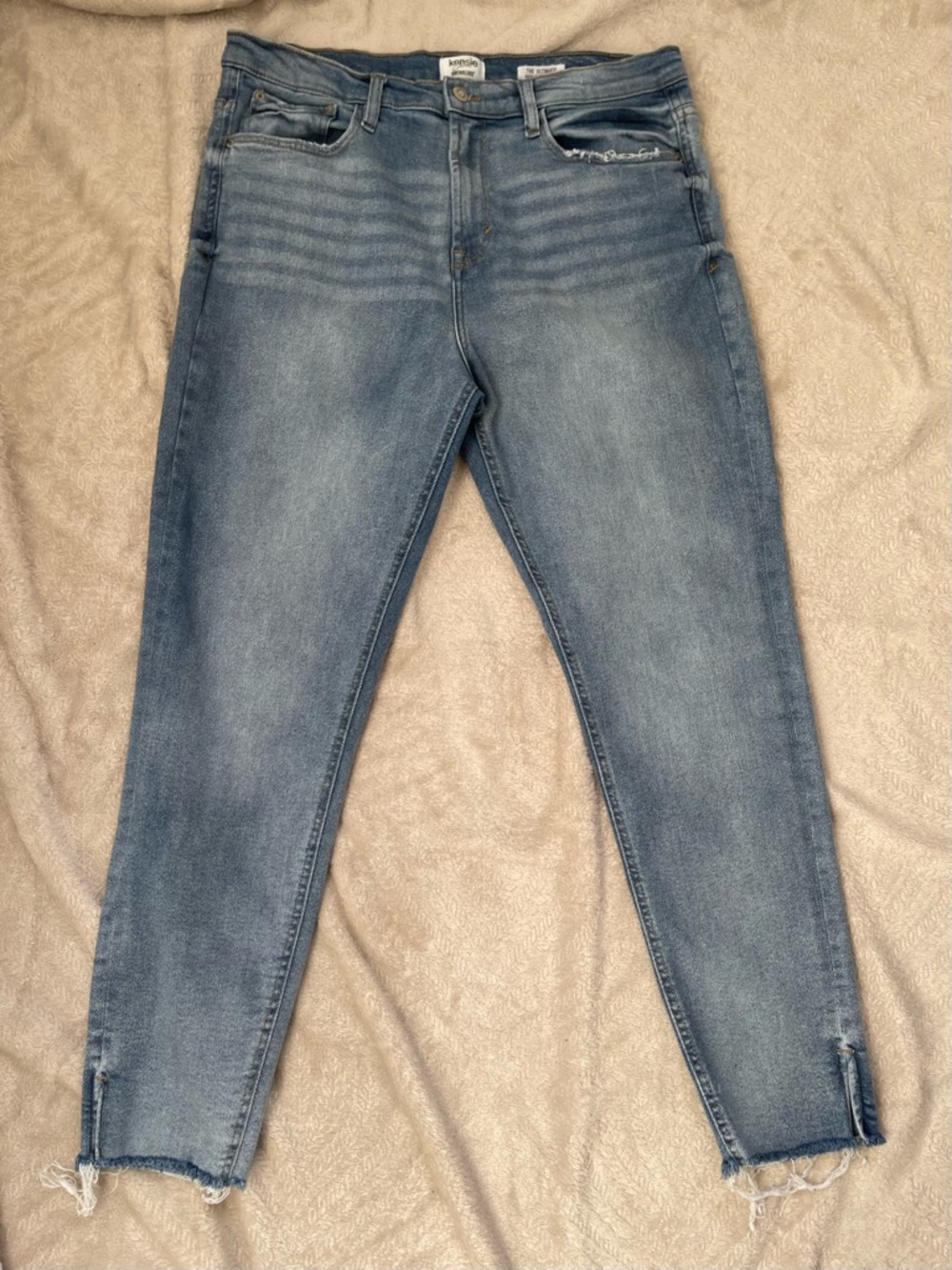 Kensie Vintage-luxe‎ Light Blue Ultimate High Rise Skinny Jeans Size 14/32